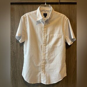 J. Crew White seersucker shirt